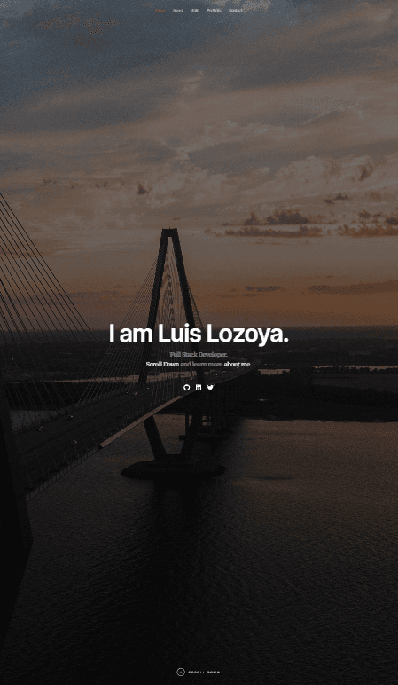 Old Portfolio Page (Independent Project) project screenshot