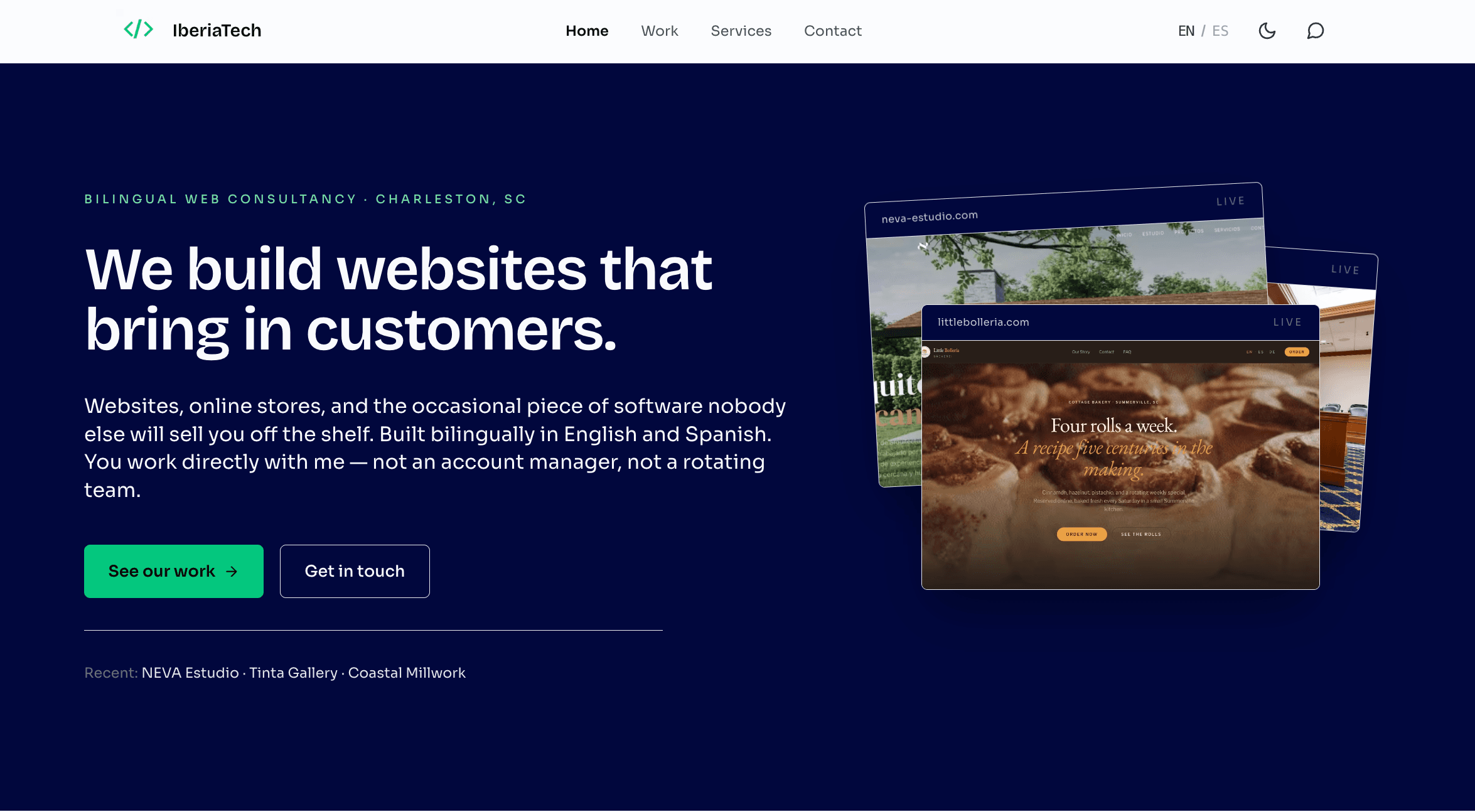 IberiaTech: Bilingual Web Consultancy (2025) project screenshot