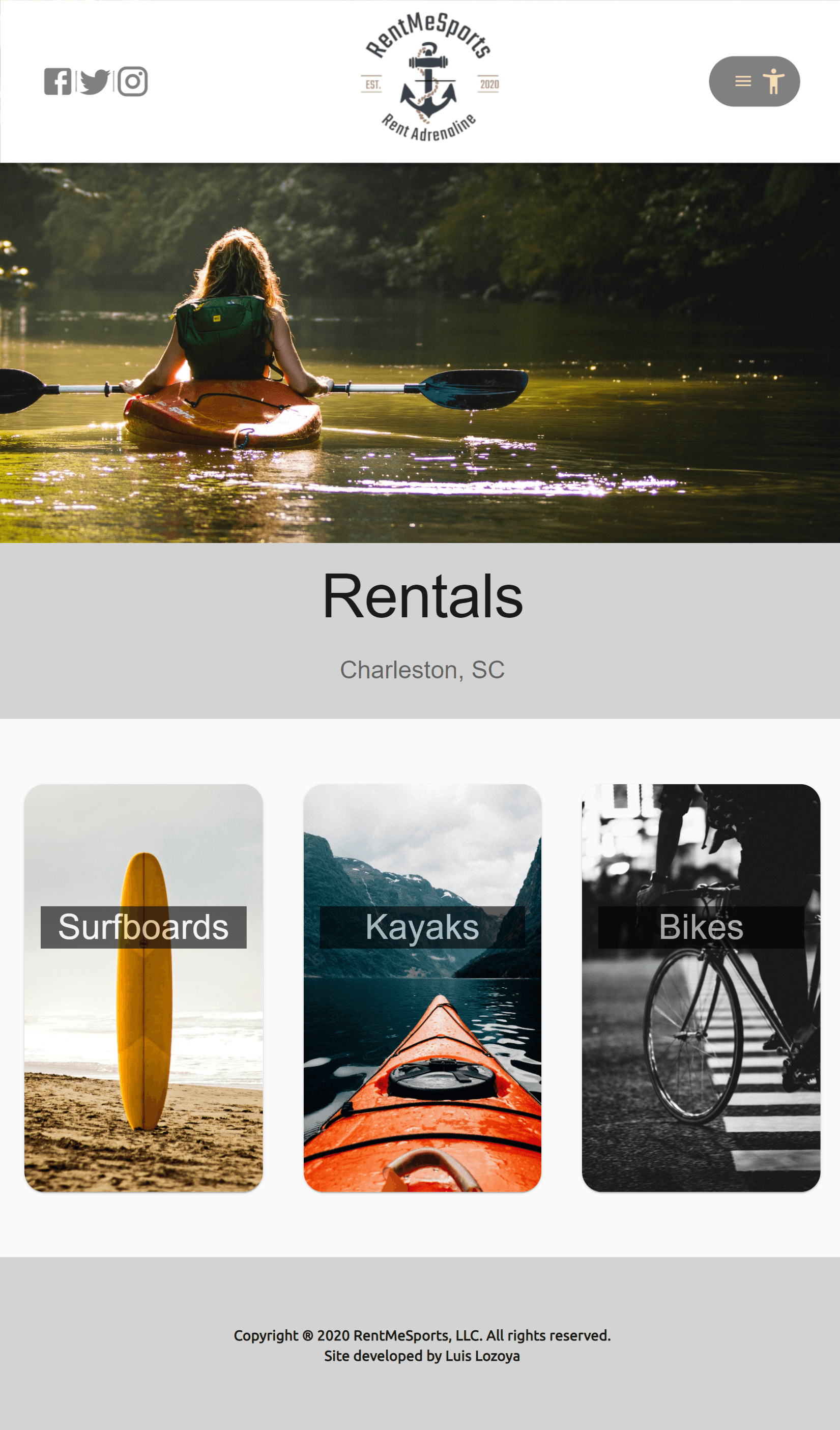 Screenshot of Rental App