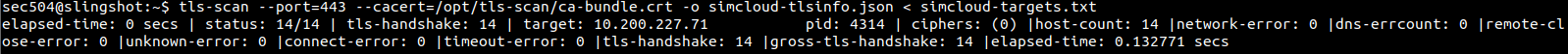 Collect TLS certificates