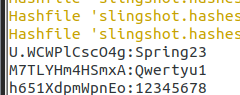 Cracked shadow passwords