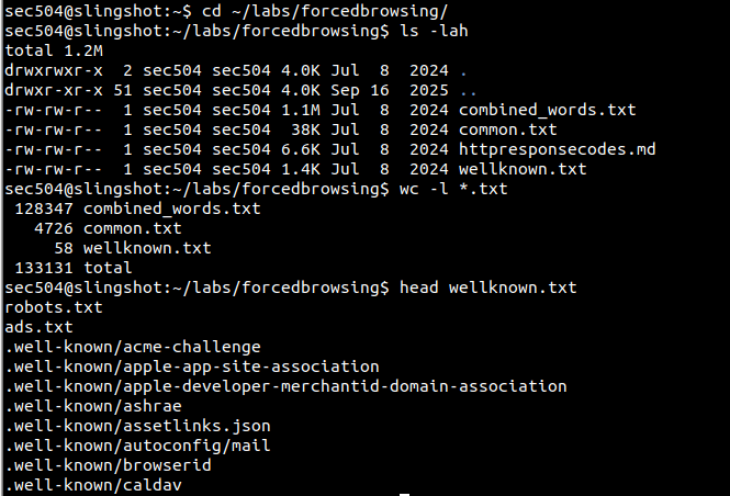 wordlists