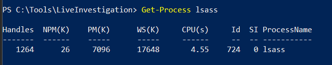 Inspect lsass