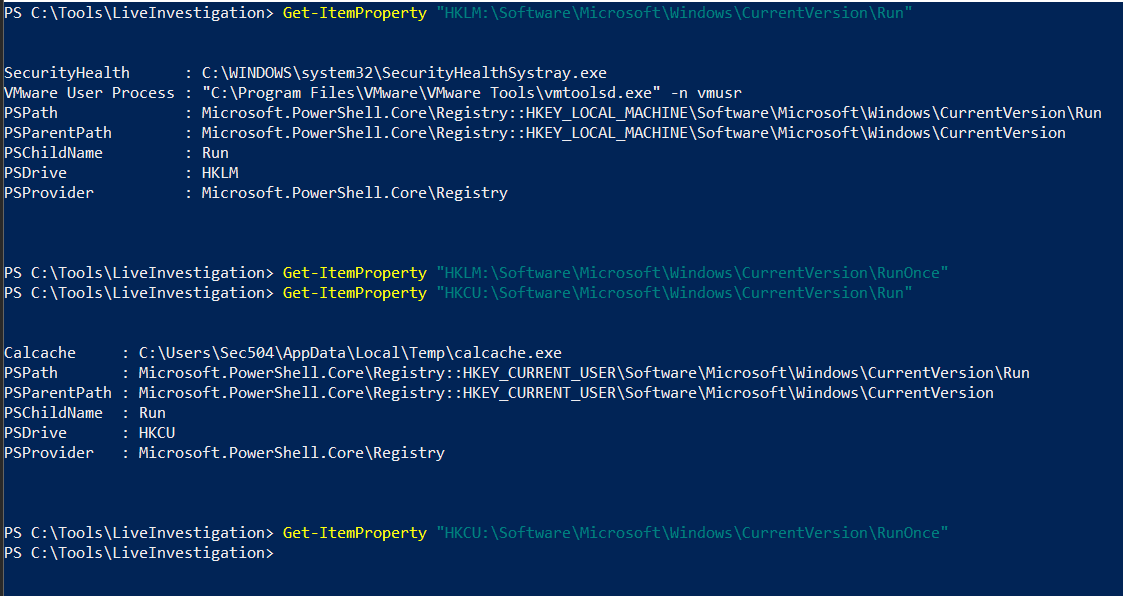 Hunt for Run-key persistence