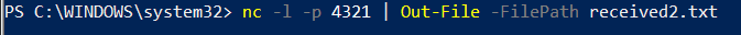 Listener with Out-File