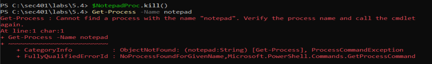 Invoke a method on the stored object