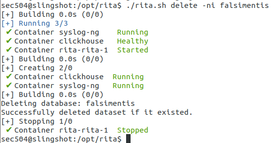 Delete and re-import so the new config applies