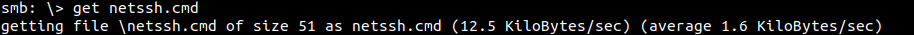get netssh.cmd