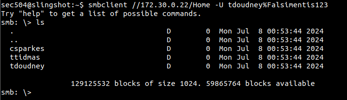 Home share user directories