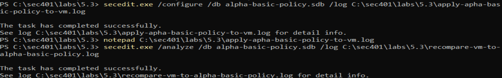 Re-analyze to verify the drift is gone